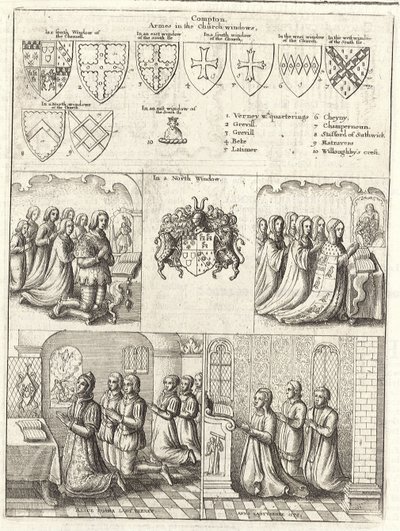 Compton by Wenceslaus Hollar